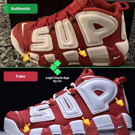 nike uptempo supreme fake|nike uptempo images.